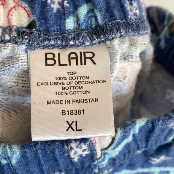 Ice skating flannel pajama bottoms - Picture 3 of 3